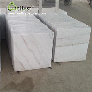White Marble Cube Stone Polished for Floor and Wall Covering Interior
