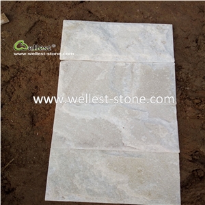 White Quartzite Mushroom Cubestone for Wall Cladding ,Mushroom Tile