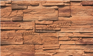 Artificial Wall Cladding Panel, Faux Stone Panel, Golden Culture Stone