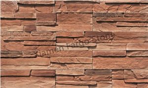 Artificial Wall Cladding Panel, Faux Stone Panel, Golden Culture Stone