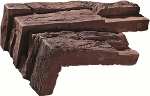 Fargo Faux Corner Stone Panel, Artificial Corner Stone, Cement Stone