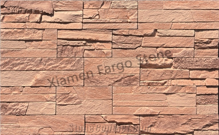 Fargo Manmade Culture Stone Panel, Manufactured Stone Veneer
