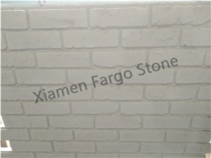 Fargo White Bricks, Antique Wall Covering Brick, Retaining Wall Brick