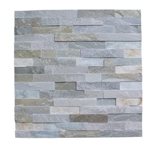 Beige Slate Wall Cladding Panels/Stacked Stone Veneer/Fireplace Stone