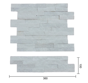 Ultra Thin Quartzite Wall Cladding Veneer/Split Surface Natural Quartzite