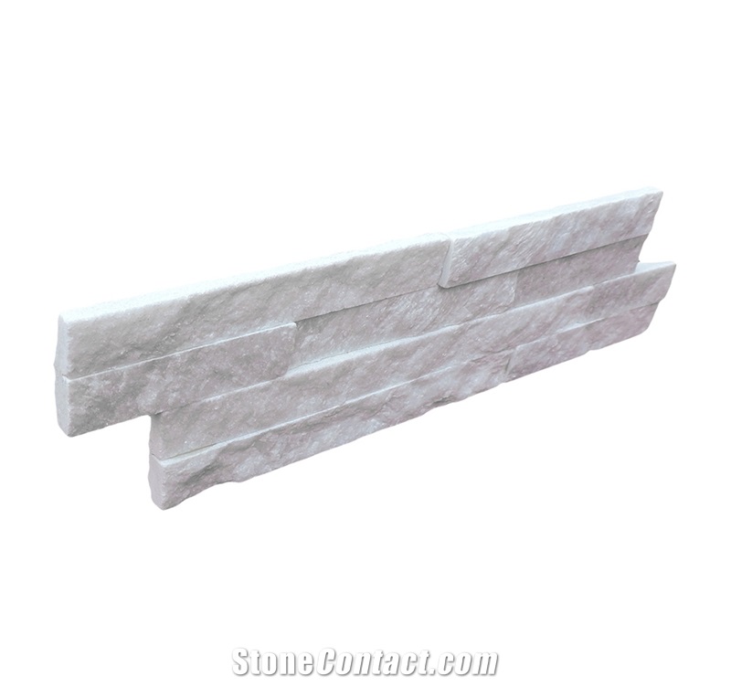 Ultra Thin Quartzite Wall Cladding Veneer/Split Surface Natural Quartzite