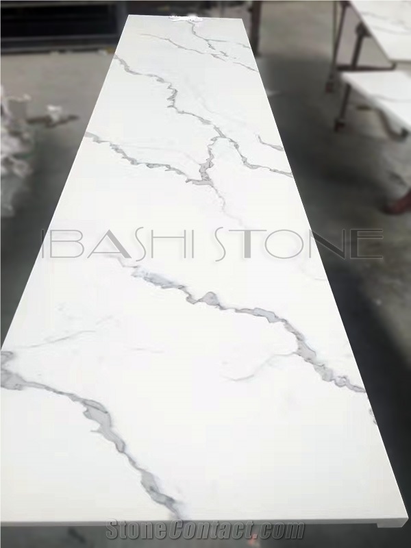 Artificial Quartz Kitchen Countertops, Prefabricated Countetops
