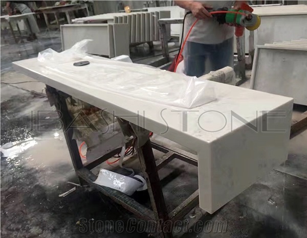 Artificial Quartz Kitchen Countertops, Prefabricated Countetops