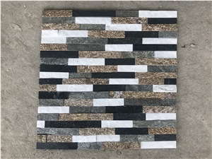 Black White Grey Yellow Multicolor Natural Ledge Cultured Stone