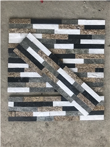 Black White Grey Yellow Multicolor Natural Ledge Cultured Stone