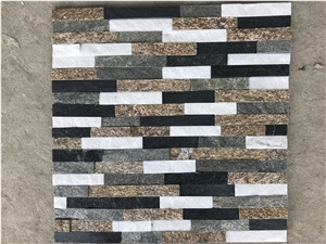 Black White Grey Yellow Multicolor Natural Ledge Cultured Stone