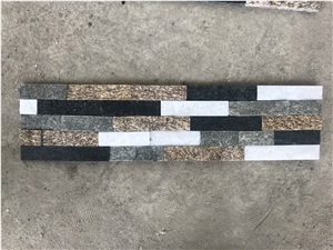 Black White Grey Yellow Multicolor Natural Ledge Cultured Stone