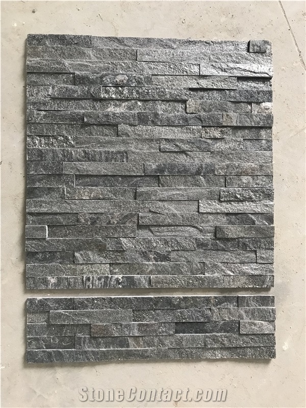 Green Quartzite Stacked Stone, Cultured Stone,Natural Ledger