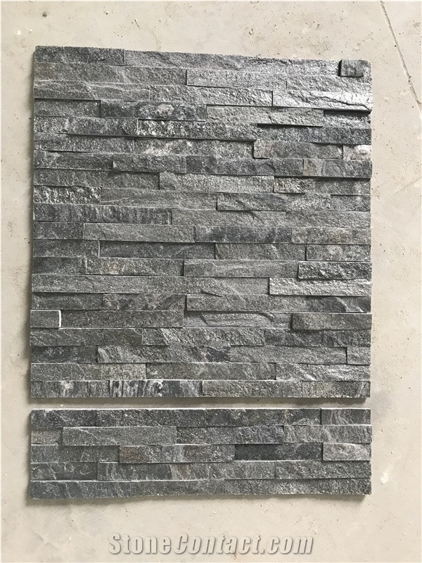 Green Quartzite Stacked Stone, Cultured Stone,Natural Ledger