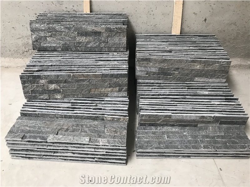 Green Quartzite Stacked Stone, Cultured Stone,Natural Ledger