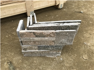 Pink Quartzite Corner Stacked Stone, Natural Culture Stone,Pink Stone