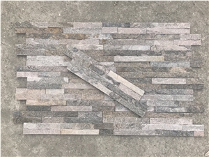 Pink Quartzite Stacked Stone, Natural Culture Stone, Pink Ledge Stone