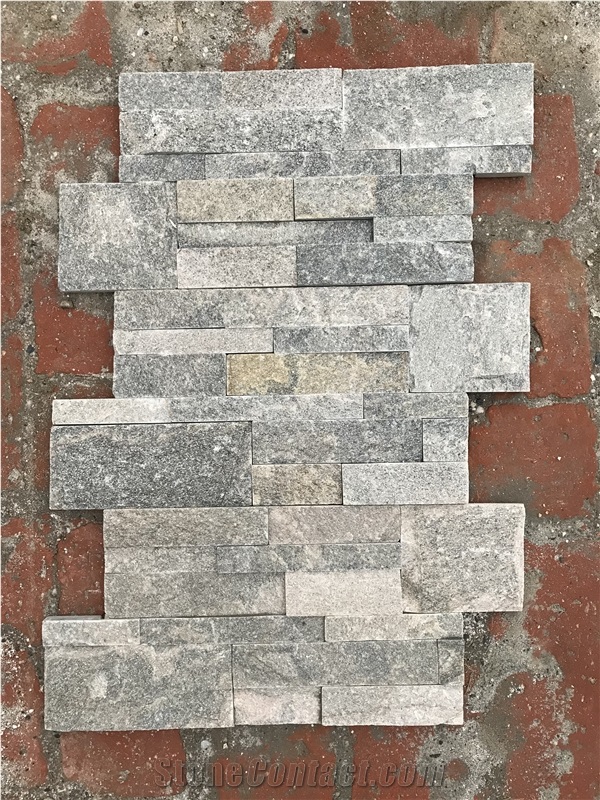 Pink Quartzite Stacked Stone, Natural Culture Stone,Pink Ledge Stone
