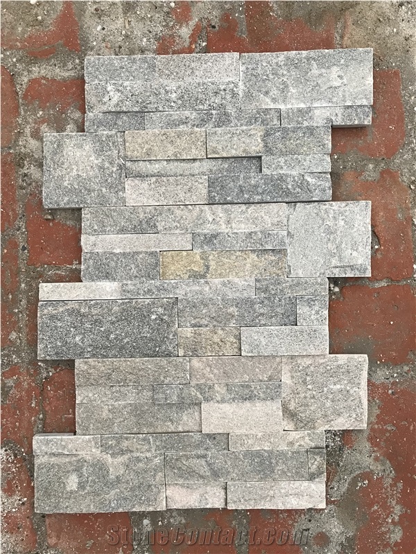 Pink Quartzite Stacked Stone, Natural Culture Stone,Pink Ledge Stone