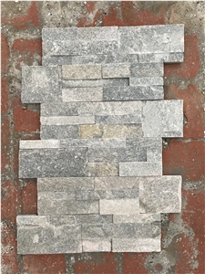 Pink Quartzite Stacked Stone, Natural Culture Stone,Pink Ledge Stone
