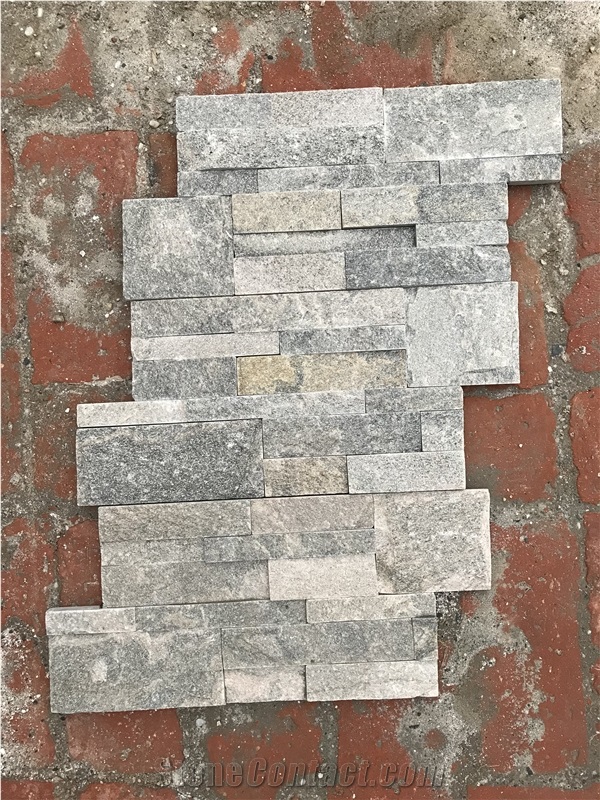 Pink Quartzite Stacked Stone, Natural Culture Stone,Pink Ledge Stone