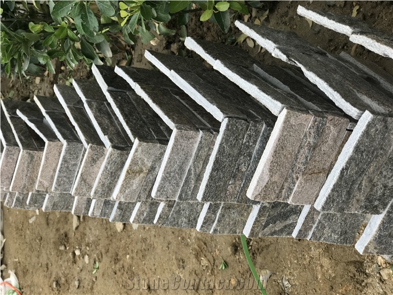 Pink Quartzite Stacked Stone, Natural Culture Stone,Pink Ledge Stone