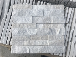 White Quartzite Stacked Stone, 7*30 Culture Stone, Ledge Stone White Quartzite Stacked Stone, 7*30 Culture Stone, Ledge Stone