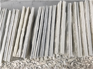 White Quartzite Wall Tiles in Natural Surface Natural Thickness