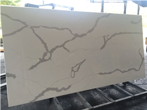 Calacatta Artificial Quartz Stone Slabs, Calacatta Quartz Stone