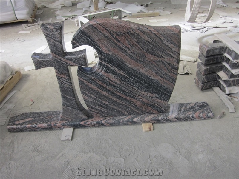 China Aurora Cross Headstone, Gravestone Cross Monument Europe Style