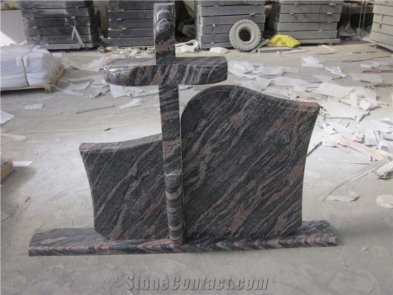 China Aurora Cross Headstone, Gravestone Cross Monument Europe Style