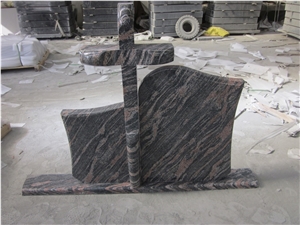China Aurora Cross Headstone, Gravestone Cross Monument Europe Style