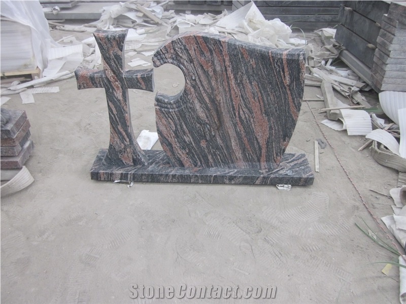 China Aurora Cross Headstone, Gravestone Cross Monument Europe Style