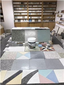 Terrazzo Tile,Terrazzo Paving Stone,Cheap Terrazzo Tile,Terrazzo Floor