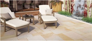 Mint Sandstone Patio Pattern