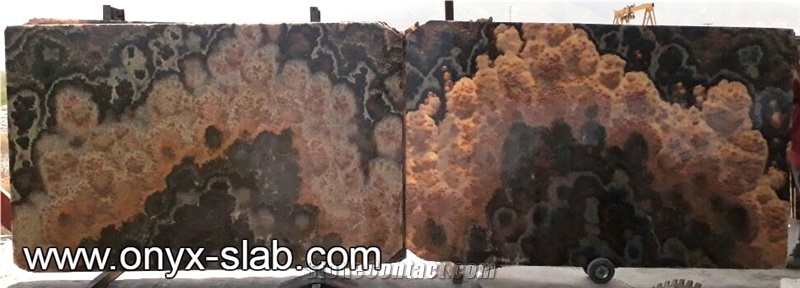 Royal Black Onyx Slabs
