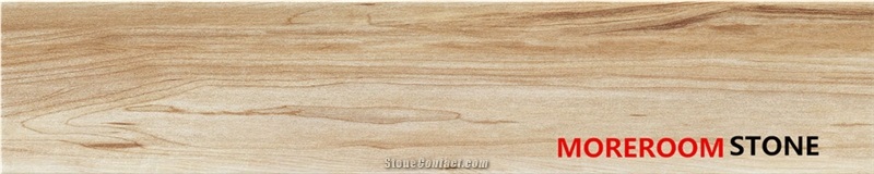 Bedroom Wooden Grain Porcelain Floor Tile