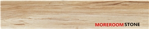 Bedroom Wooden Grain Porcelain Floor Tile