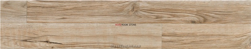 Bedroom Wooden Grain Porcelain Floor Tile