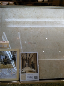 Foshan Grade a Beige Marble Look Porcelain Flooring Tile