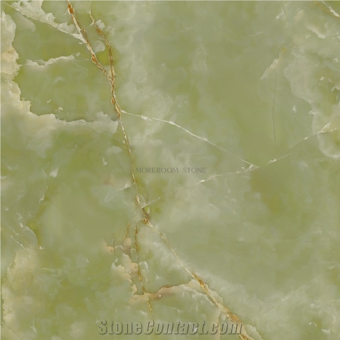 Green Onyx Look Porcelain Wall Tile 800x800