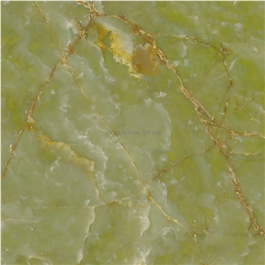 Green Onyx Look Porcelain Wall Tile 800x800