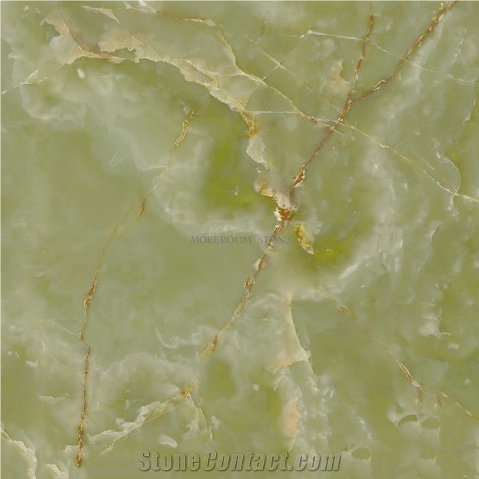 Green Onyx Look Porcelain Wall Tile 800x800