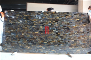 Semi Precious Stone Blue Agate Slab, Black Agate, Tiger Eye