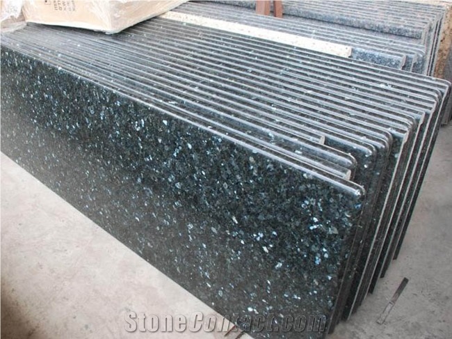 Emerald Pear Green Granite Countertops, Kitchen Tops