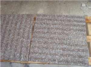 G664 Violet Luoyuan Granite Stairs, Luoyuan Red Polish Granite Steps