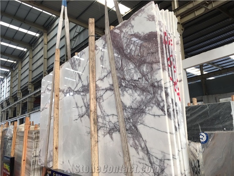 White Incense Plum Marble Slabs&Tiles, Chanel Plum Marble,Floor Tiles