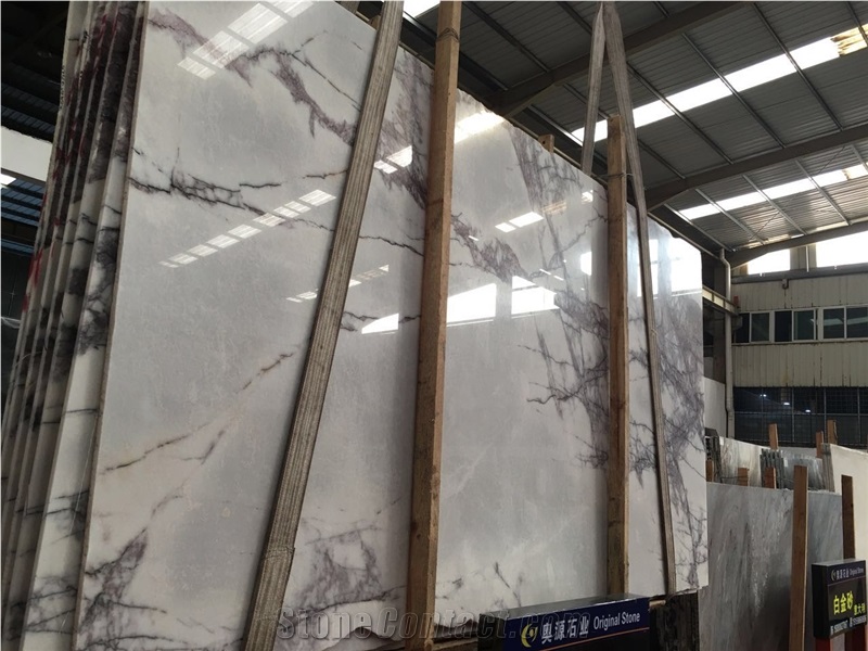 White Incense Plum Marble Slabs&Tiles, Chanel Plum Marble,Floor Tiles