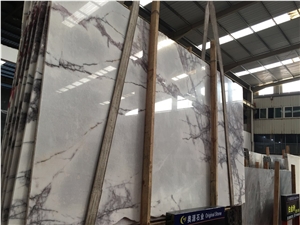 White Incense Plum Marble Slabs&Tiles, Chanel Plum Marble,Floor Tiles