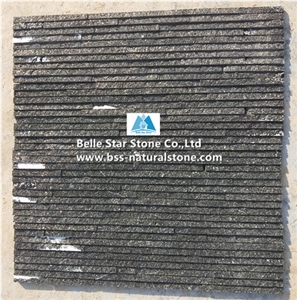 Black Galaxy Granite Mini Stacked Stone,Waterfall Shape Ledgestone